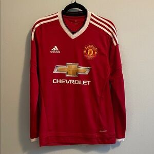 Adidas Manchester United 15/16 Home Long Sleeve Jersey